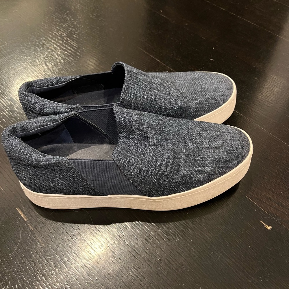 Vince denim blue slip ons